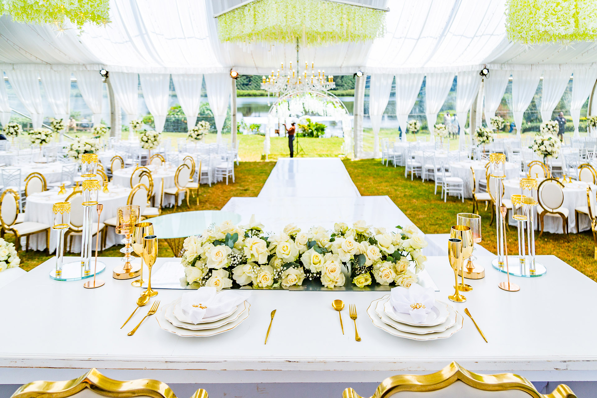 Decorations Setup Designs Outdoors On Locations Weddings Venue Nairobi City County Kenya East Africa